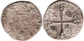 piece Bearn douzain (1/12 ecu) 1592