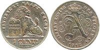 pièce Belgique 1 centime 1912