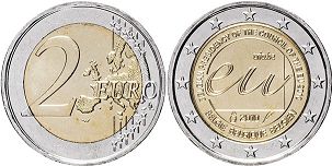 pièce Belgique 2 euro 2010