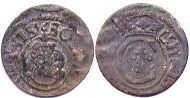 монета Рига солид без даты (1632-1654)