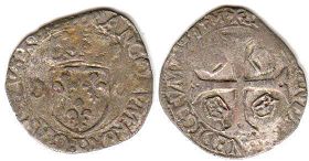 монета Франция дузен 1594