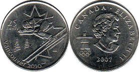 pièce de monnaie canadian commémorative pièce de monnaie 25 cents 2007