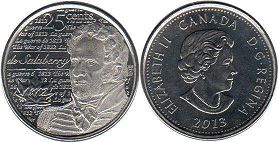 pièce de monnaie canadian commémorative pièce de monnaie 25 cents 2013