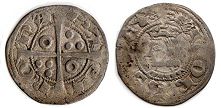 pièce Barcelona dinero 1327-1335