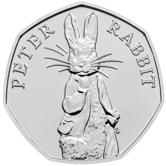 50p 2019 Peter Rabbit