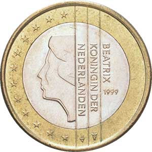 1 евро 1999 Нидерланды