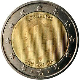 moneta 2 euro Lussemburgo Face moneta 2 euro Lussemburgo Face