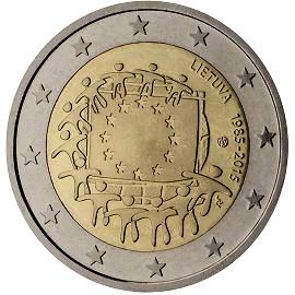 moneta 2 euro Lithuania moneta 2 euro Lithuania