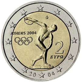 монета 2 евро 2004 el монета 2 евро 2004 el