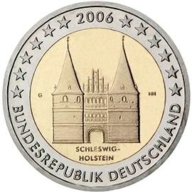 moneta 2 euro 2006 de