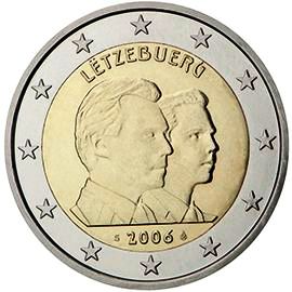 moneta 2 euro 2006 lu