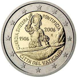 moneta 2 euro 2006 va