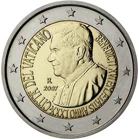 coin 2 euro 2007 va coin 2 euro 2007 va