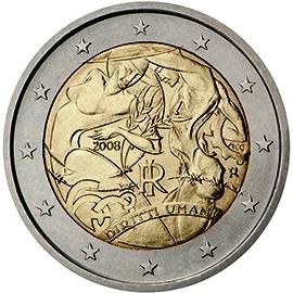 moneta 2 euro 2008 Italia moneta 2 euro 2008 Italia