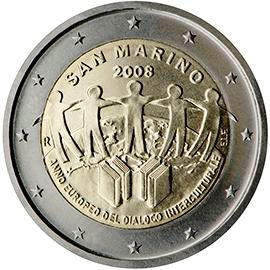 moneta 2 euro 2008 San_Marino moneta 2 euro 2008 San_Marino