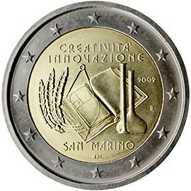 moneta 2 euro 2009 sm moneta 2 euro 2009 sm