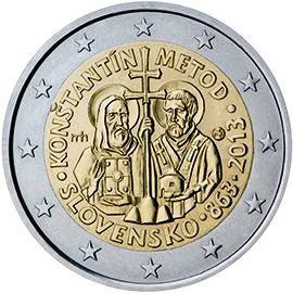 монета 2 евро 2013 sk монета 2 евро 2013 sk