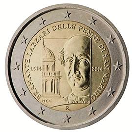 coin 2 euro 2014 San_Marino_Lazzari coin 2 euro 2014 San_Marino_Lazzari