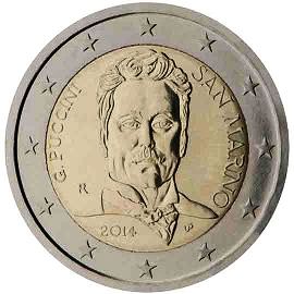 coin 2 euro 2014 San_Marino_Puccini coin 2 euro 2014 San_Marino_Puccini