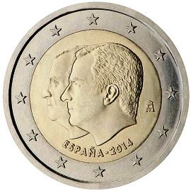 coin 2 euro 2014 Spain_Head coin 2 euro 2014 Spain_Head