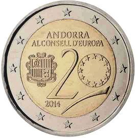 coin 2 euro 2014 andorra_council coin 2 euro 2014 andorra_council