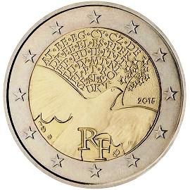 moneta 2 euro 2015 Francia_peace moneta 2 euro 2015 Francia_peace