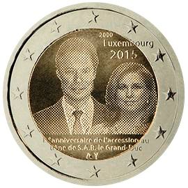 moneta 2 euro 2015 Lussemburgo_15_anniversary moneta 2 euro 2015 Lussemburgo_15_anniversary