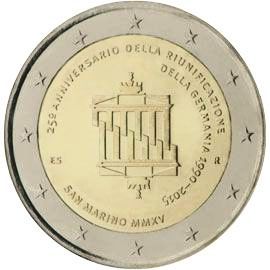 moneta 2 euro 2015 San_Marino_25thGermanReunification moneta 2 euro 2015 San_Marino_25thGermanReunification