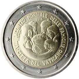 moneta 2 euro 2015 Vaticano_City moneta 2 euro 2015 Vaticano_City