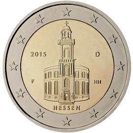 moneta 2 euro 2015 de_Hessen moneta 2 euro 2015 de_Hessen