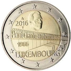 moneta 2 euro 2016 luxembourg_bridge_270 moneta 2 euro 2016 luxembourg_bridge_270
