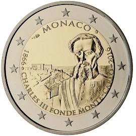 moneta 2 euro 2016 monaco_charles moneta 2 euro 2016 monaco_charles