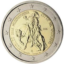moneta 2 euro 2016 vatican_mercy moneta 2 euro 2016 vatican_mercy