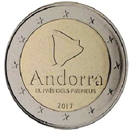 moneta 2 euro 2017 Andorra_pyrenean moneta 2 euro 2017 Andorra_pyrenean