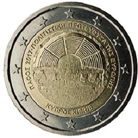 moneta 2 euro 2017 Cipro_Paphos moneta 2 euro 2017 Cipro_Paphos