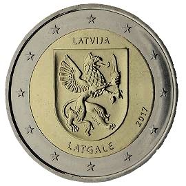 moneta 2 euro 2017 Lettonia_Latgale moneta 2 euro 2017 Lettonia_Latgale