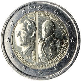 moneta 2 euro 2017 Lussemburgo_GrandDuke moneta 2 euro 2017 Lussemburgo_GrandDuke