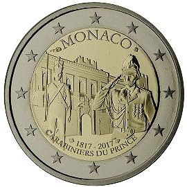 moneta 2 euro 2017 Monaco_Carabiniers moneta 2 euro 2017 Monaco_Carabiniers
