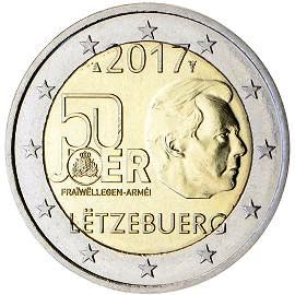 moneta 2 euro 2017 luxembourg_anniversary moneta 2 euro 2017 luxembourg_anniversary