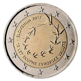 moneta 2 euro 2017 slovenia_anniversary moneta 2 euro 2017 slovenia_anniversary