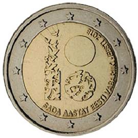 moneta 2 euro 2018 estonia_independence