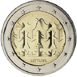 moneta 2 euro 2018 lithuania_song