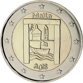 moneta 2 euro 2018 malta_culherit