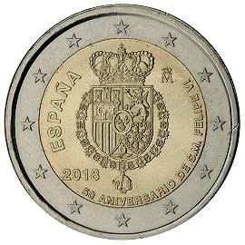 moneta 2 euro 2018 spain_felipe