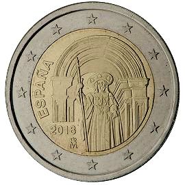 moneta 2 euro 2018 spain_santiago