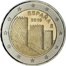 moneta 2 euro 2019 es_Avila moneta 2 euro 2019 es_Avila