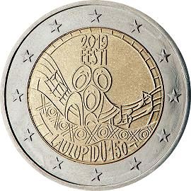 moneta 2 euro 2019 et_150yrSongfestival moneta 2 euro 2019 et_150yrSongfestival