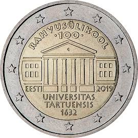 moneta 2 euro 2019 et_centUnivTartu moneta 2 euro 2019 et_centUnivTartu