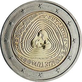 moneta 2 euro 2019 lt_sutartines moneta 2 euro 2019 lt_sutartines