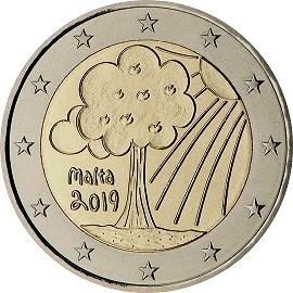 moneta 2 euro 2019 mt_nature_dvpt moneta 2 euro 2019 mt_nature_dvpt